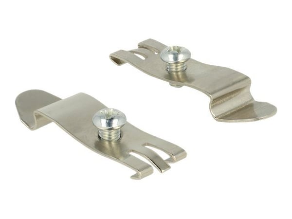 Delock - Monteringssett for pluggbordpanel til skrivebord med 35 mm-DIN-skinne
