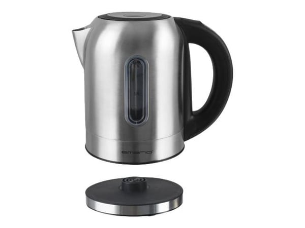Emerio WK-108054 - Kjele - 1.7 liter - 2.2 kW - rustfritt stål / svart