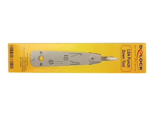 Delock Network LSA Punch Down Tool - rei'itystyökalu - harmaa