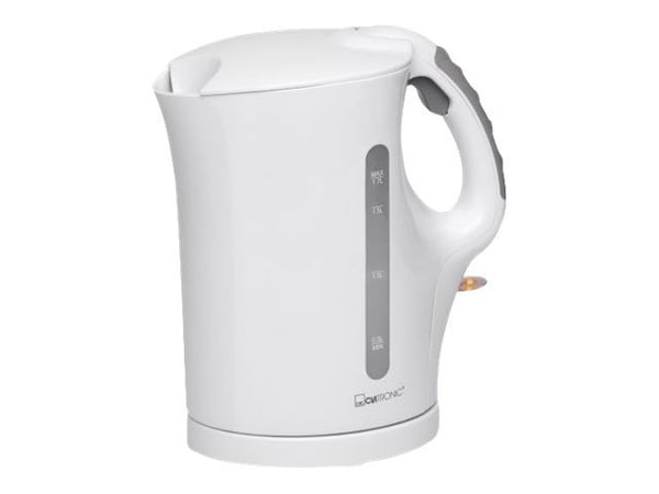 Clatronic WK 3445 - Vattenkokare - 1.7 liter - 2.2 kW - vit