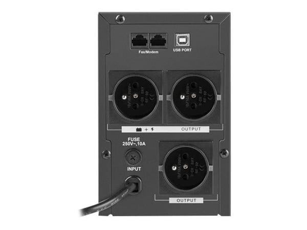 Armac Office O/1000E/LCD - UPS - AC 145 - 290 V - 650 watt - 1000 VA - 7 Ah - 7 Ah - USB - utgangskontakter: 3