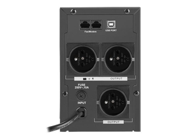 Armac Office 1500E - UPS - AC 230 V - 950 watt - 1500 VA - 9 Ah - USB - utgangskontakter: 3