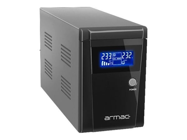Armac Office 1500E - UPS - AC 230 V - 950 watt - 1500 VA - 9 Ah - USB - utgangskontakter: 3