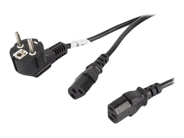 Lanberg - Strømkabel - CEE 7/7 (han) til IEC 60320 C13 - 1,8 m - lajittelu