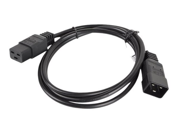 Lanberg CA-C19E-10CC-0018-BK, 1,8 m, C19 liitin, C20 liitin
