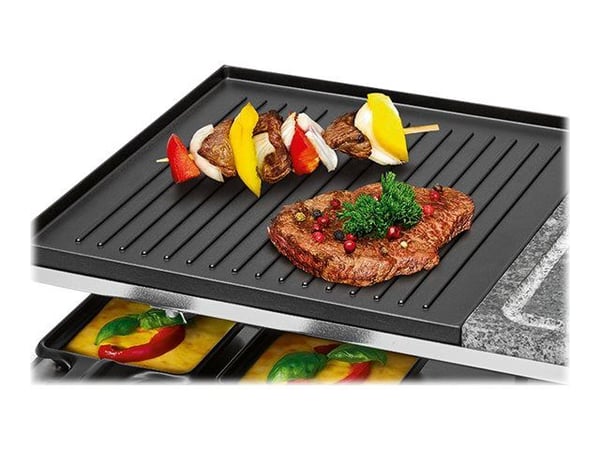 ProfiCook PC-RG 1144 - Raclette/grilli/stegeplade/varm sten - 1,7 kW - rustfrit stål