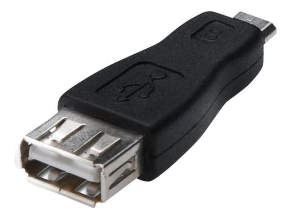 Akyga - USB-adapter - USB (hunn) til Micro-USB type B (hann) - USB OTG - svart