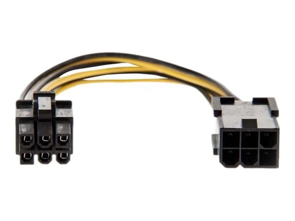 Akyga - Strømforlengelseskabel - 6-pins PCIe-strøm (hann) til 6-pins PCIe-strøm (hunn) - 40 cm