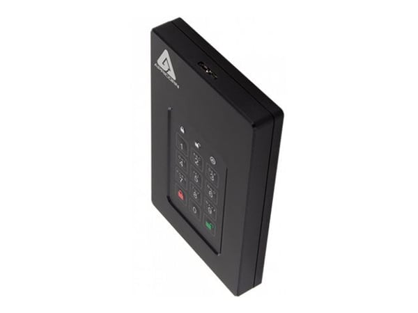 Apricorn Aegis Fortress L3 - Hårddisk - krypterad - 1 TB - extern (bärbar) - USB 3.1 - buffert: 8 MB - 256-bit AES-XTS, FIPS 140-1 Level 3 - TAA-ko...