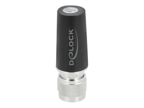 Delock - Antenne - mobiltelefon, Wi-Fi - 3 dBi - rundtstrålende - utendørs, takmonterbar - svart