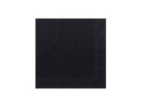 Lautasliinat duni 2-kertaiset 33x33cm musta 125 kpl pakkaus
