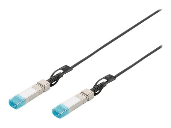DIGITUS Professional - Direkte 10GBase-koblingskabel - SFP+ til SFP+ - 1 m - toakset