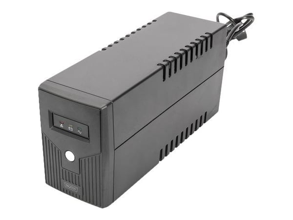 DIGITUS Professional DN-170063 - UPS - AC 230 V - 360 Watt - 600 VA - 7 Ah - USB - utgångskontakter: 2