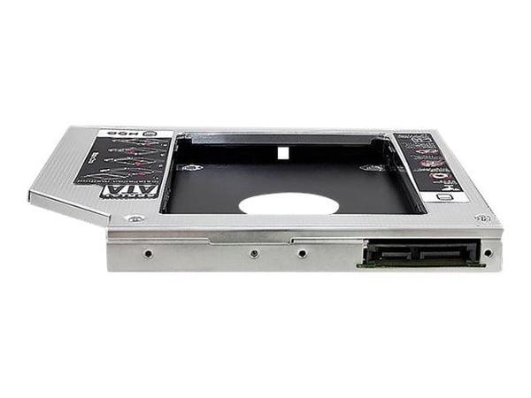 Qoltec - Uttagbar harddiskramme - fra 5,25" til 2,5" - svart