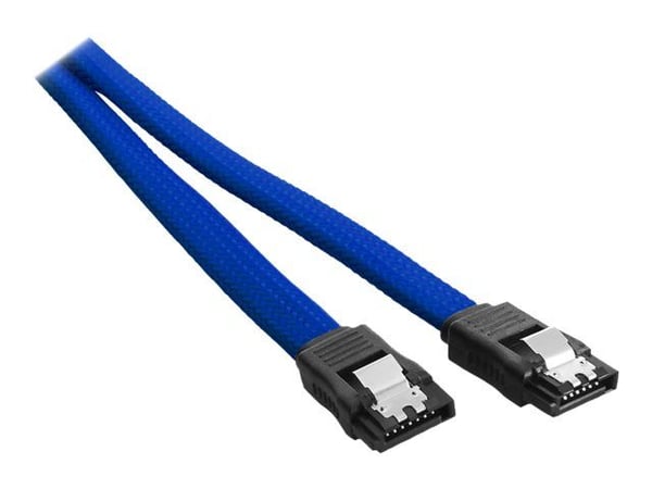 CableMod ModMesh - SATA-kabel - Serial ATA 150/300/600 - SATA (hona) till SATA (hona) - 60 cm - blå