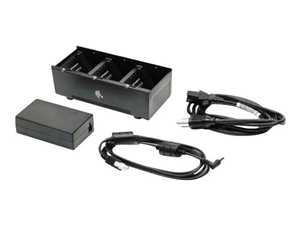 Zebra 3-Slot Battery Charger - Batterilader - Europa - for ZQ500 Series ZQ510, ZQ520; ZQ600 Series ZQ610, ZQ620