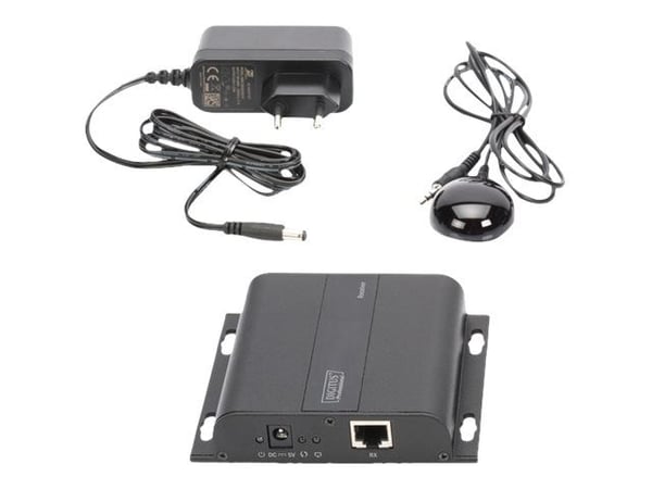 DIGITUS Professional 4K HDMI Extender via CAT / IP (receiver unit) - Video/lyd/infrarød-utvider - mottaker - HDMI - opp til 120 m