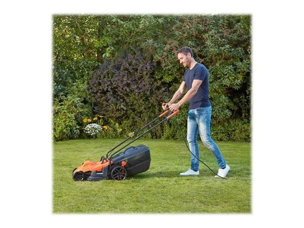 BLACK+DECKER - Gressklipper - elektrisk - 1400 W - 34 cm - 14,4 kg