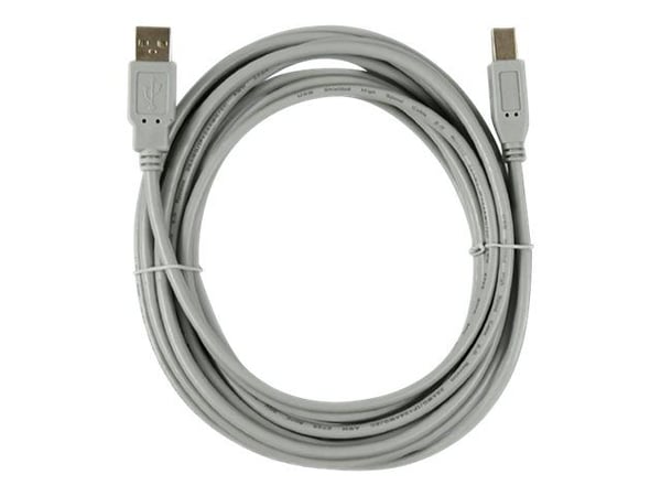 Qoltec - USB-kaapeli - USB (han) til USB Type B (han) - USB 2.0 - 5 m - vihreä