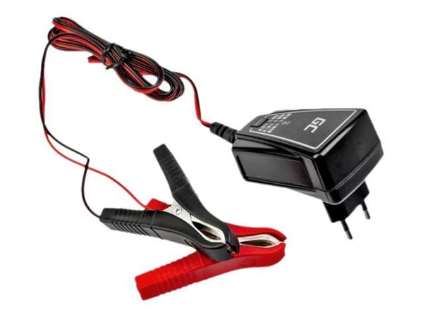 Green Cell - Strømadapter - 12 watt - 1 A - 2 utgangskontakter (alligatorklemme)