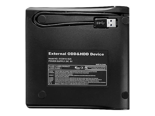Qoltec - Tallennuspaketti - SATA - USB 3.0 - musta
