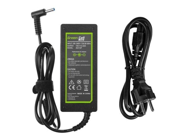 Green Cell PRO - Strømadapter - AC - 65 watt - svart - for ASUSPRO ADVANCED BU400; ASUSPRO ESSENTIAL PU551