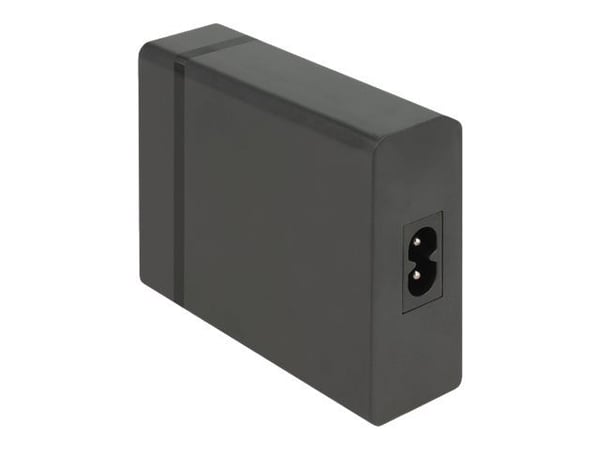 Delock USB Charger 1 x USB Type-C PD + 3 x USB Type-A 60 W - Strømadapter - AC 100-240 V - 60 watt - utgangskontakter: 4 - svart