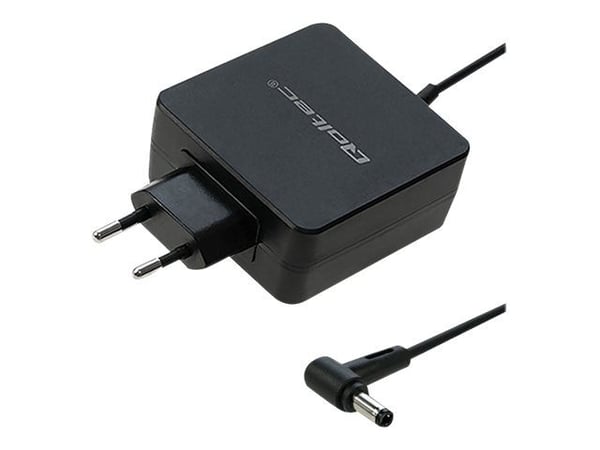 Qoltec - Strømadapter - AC 220-240 V - 65 watt - svart - for Fujitsu AMILO Pro V2035, Pro V2060, Pro V2065, Pro V2085, Pro V3205, Pro V3405, Pro V3505
