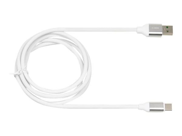 iBOX IKUMTCWQC - USB-kabel - USB-C (hann) til USB (hann) - USB 2.0 - 3 A - 1.5 m - hvit