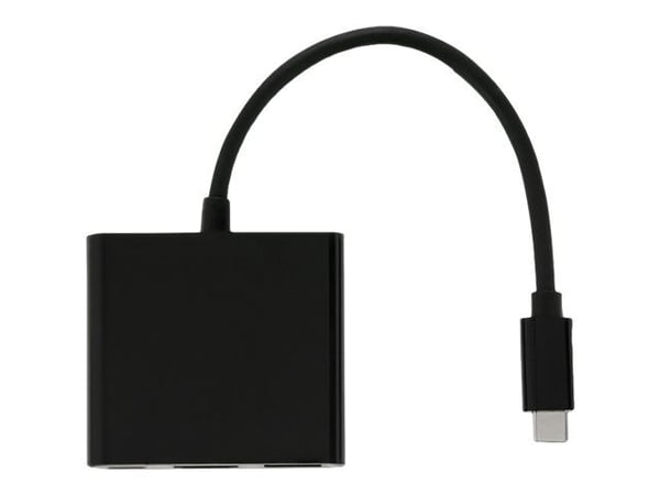 Qoltec - Telakointiasema - USB-C 3.1 - HDMI