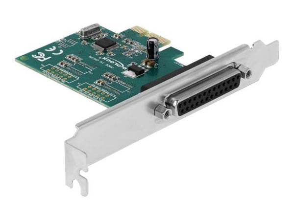 Delock - Parallell adapter - PCIe 1.1 låg profil - parallell x 1