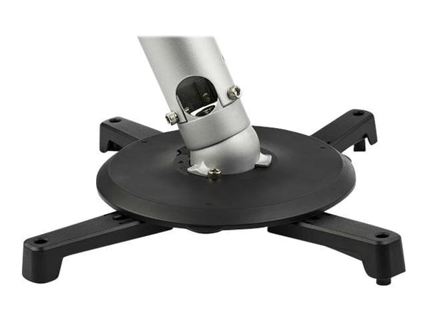 Startech Universal Ceiling Projector Mount, Heavy Duty Height Adjustable/Extendable Pole Mount 5"-22.7" from Ceiling, 33lb (15kg), Tilt/Rotate, Han...