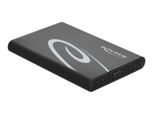 Delock 2,5" eksternt kabinett SATA HDD / SSD > USB 3.0 - Lagringspakning - 2,5" - SATA 6Gb/s - USB 3.1 (Gen 2) - sortering