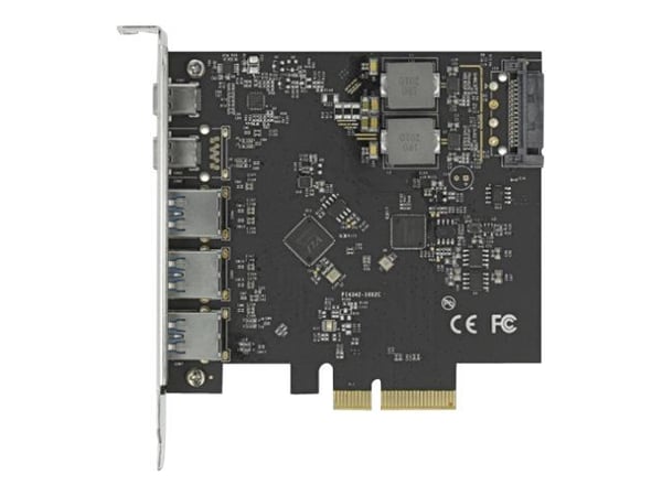 Delock - USB-adapter - PCIe 3.0 x4 - USB-C 3.2 Gen 2 x 2 + USB 3.2 Gen 2 x 3
