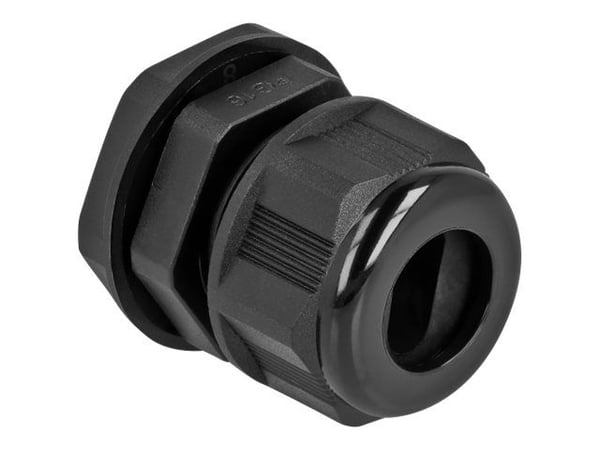 DeLOCK 60385, Musta, Muovi, 2 kpl, PG16, 1,4 cm, IP68