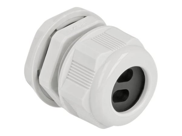 DeLOCK 60392, Harmaa, Muovi, 2 kpl, PG21, 8,6 mm, IP68