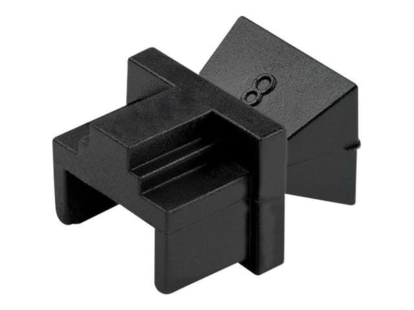 Startech 100 Pack RJ45 Dust Covers, Reusable RJ45 Blanking Plug/ Dust Cap, Ethernet/LAN Port Protector/ Blocker, Snap In RJ45 Female Jack Protectiv...
