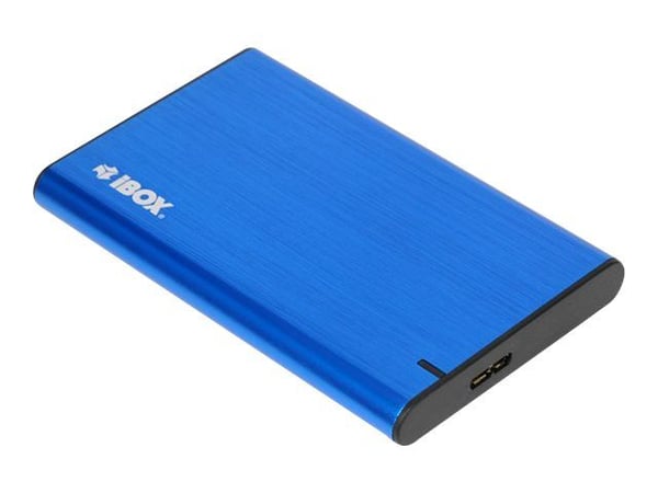 iBOX HD-05 - Lagringskabinett - 2,5" - SATA 6Gb/s - USB 3.1 (Gen 1) - blå