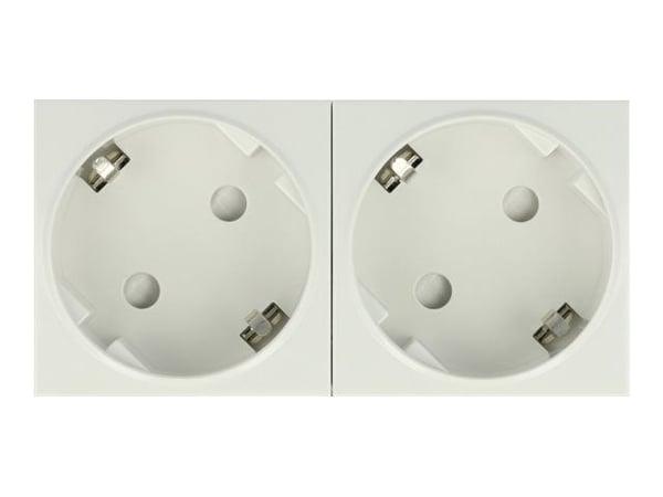 DeLOCK 81325, CEE 7/3, Valkoinen, Akryylinitriilibutadieenistyreeni (ABS), Muovi, 250 V, 16 A, 45 mm