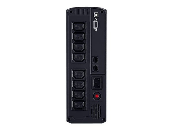 CyberPower Value Pro VP1600EILCD - UPS - AC 230 V - 960 watt - 1600 VA - enkeltfase - RS-232, USB - utgangskontakter: 8 - svart