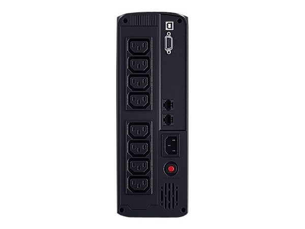 CyberPower Value Pro VP1200EILCD - UPS - AC 230 V - 720 watt - 1200 VA - enkeltfase - RS-232, USB - utgangskontakter: 8 - svart