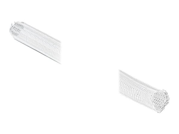 Delock Braided Sleeving self-closing - Flätad ärm - 2 m - vit