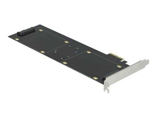 Delock - Kontroller for lagring (RAID) - 4-kanals - SATA 6 Gb/s - RAID 0, 1, 10, JBOD - PCIe 2.0 x4