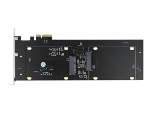 Delock - Tallennusohjain (RAID) - 4-kanavainen - SATA 6Gb/s - RAID 0, 1, 10, JBOD - PCIe 2.0 x4