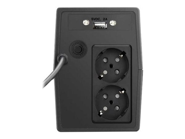 ONLINE USV YUNTO Smile 800 - UPS - AC 220/230 V - 480 watt - 800 VA - 9 Ah - utgangskontakter: 2