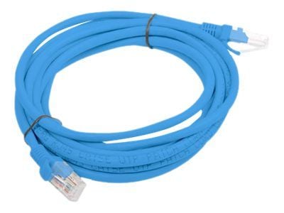 Lanberg - Koblingskabel - RJ-45 (hann) til RJ-45 (hann) - UTP - CAT 6 - formstøpt, uten hindringer, flertrådet - blå, RAL 5012