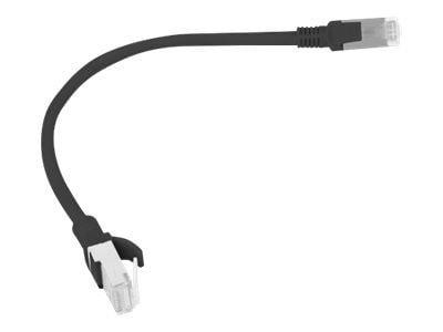 Lanberg - Koblingskabel - RJ-45 (hann) til RJ-45 (hann) - UTP - CAT 5e - formstøpt, uten hindringer, flertrådet - svart, RAL 9004