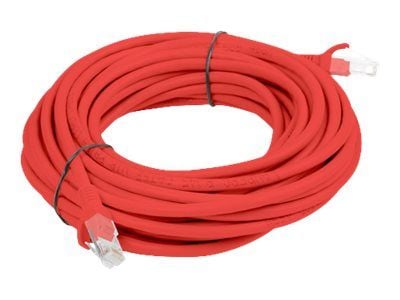 Lanberg - Koblingskabel - RJ-45 (hann) til RJ-45 (hann) - UTP - CAT 5e - rød, RAL 3017