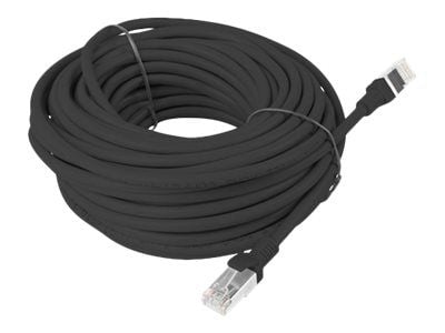 Lanberg - Koblingskabel - RJ-45 (hann) til RJ-45 (hann) - UTP - CAT 5e - uten hindringer - svart, RAL 9004