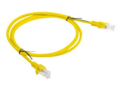 Lanberg - Koblingskabel - RJ-45 (hann) til RJ-45 (hann) - UTP - CAT 6 - flertrådet - gul, RAL 1028